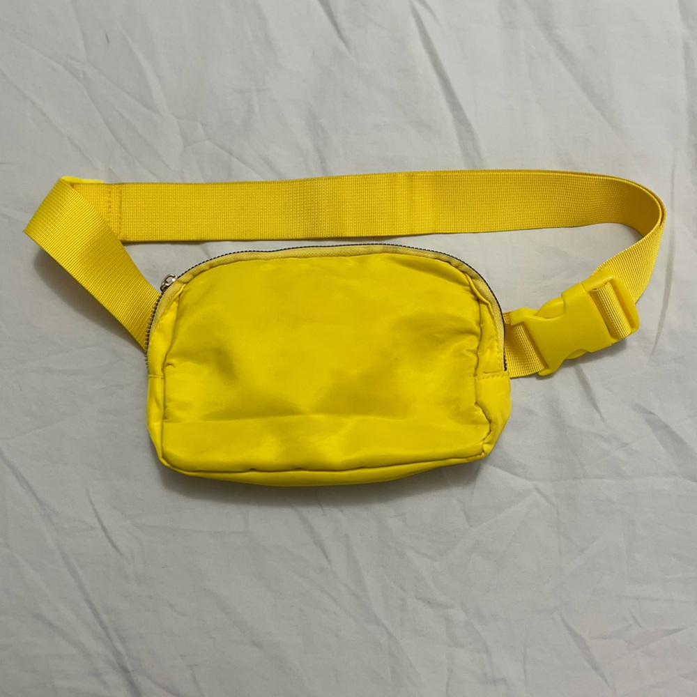 Bright Yellow Belt Bag